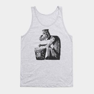 Tiki Room Crocodile Drummer Tank Top